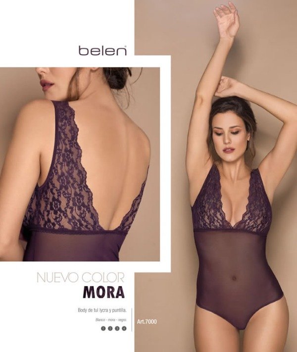Producto - BODY DE TUL Y ENCAJE BELEN