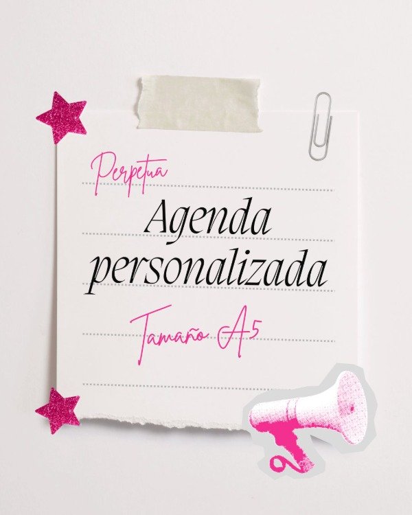 Producto - Agenda perpetua personazalizada