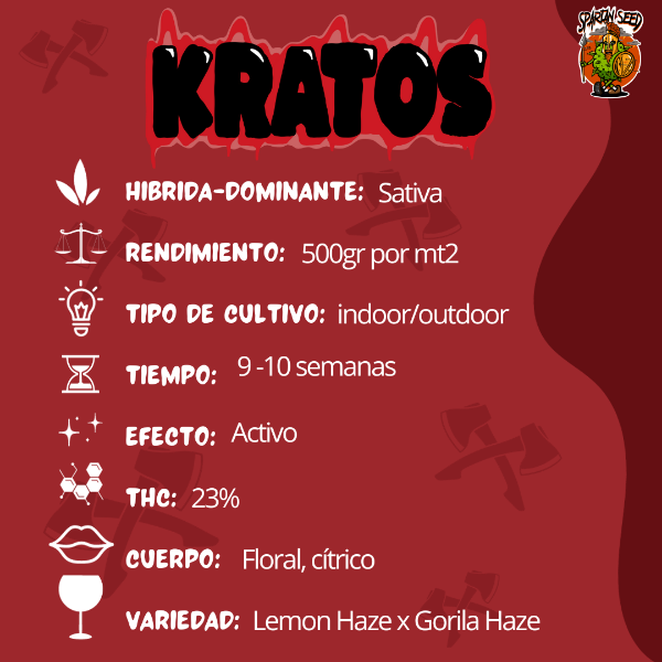 Producto - SEMILLA SPARTAN KRATOS - 0