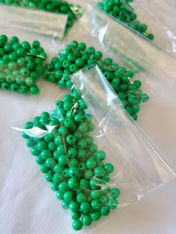 Producto - Bolitas verde 6 mm - 4