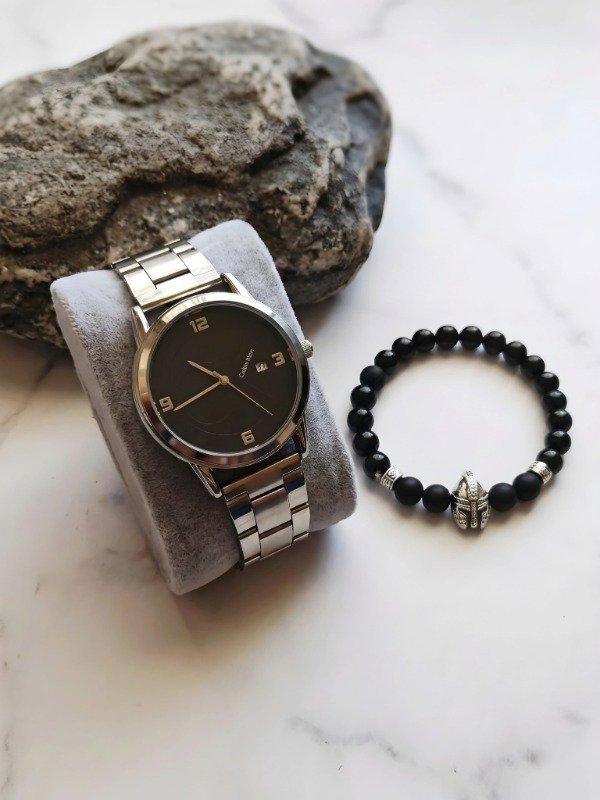 Producto - Reloj + Pulsera CK10 Negro