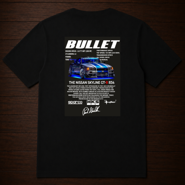 Producto - Remeras - Skyline GT-R R34 1 (Nissan) - 1