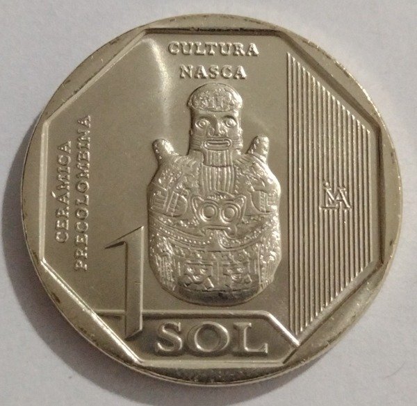 Producto - Perú 1 sol serie "cerámica precolombina".  (4) Cultura Nasca 2025
