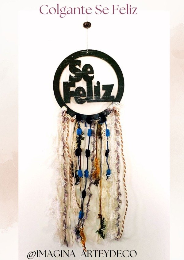 Producto - Colgante Deco "Sé Feliz"