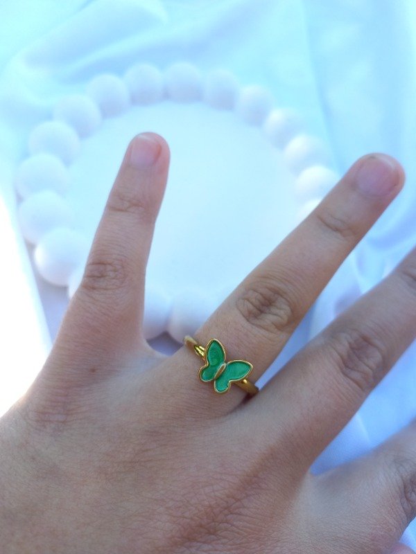 Producto - anillo mariposa (verde)