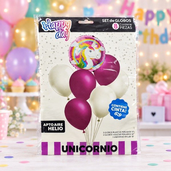 Producto - Set de Globos Unicornio 8163 - 0