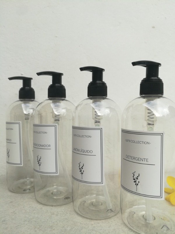 Producto - Set de 4 díspenser de plástico 500 ml - 0