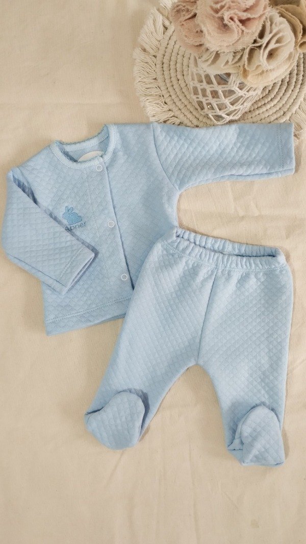 Producto - Conjunto de matelasse CELESTE con ranita
