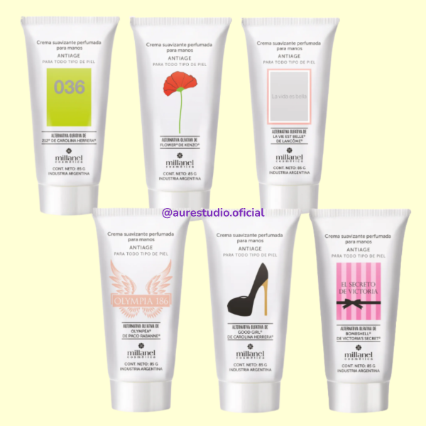 Producto - Crema suavizante perfumada para manos antiage 85ml