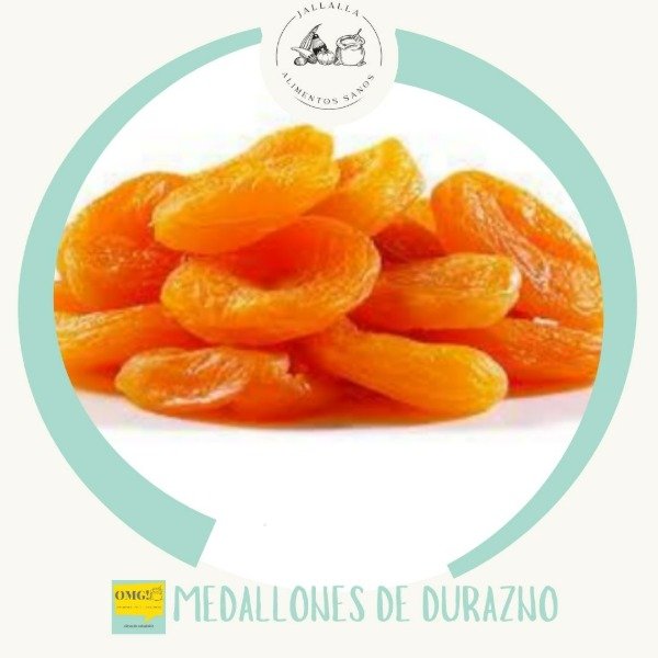 Producto - Medallones de durazno desecado