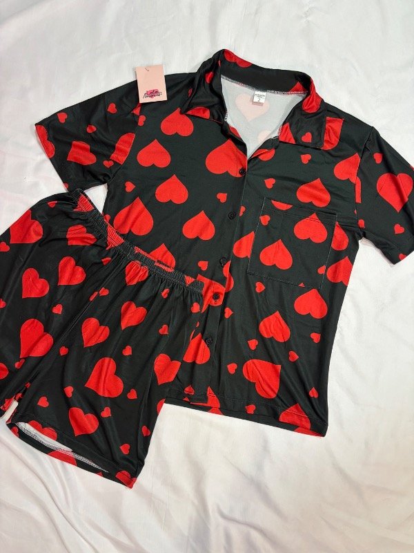 Producto - CAMISERO CORTO CORA ROJO - 6