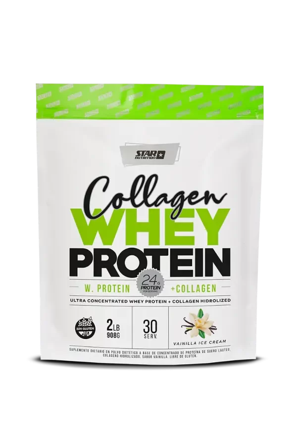 Producto - COLLAGEN WHEY PROTEIN 2LBS STAR NUTRITION 30serv