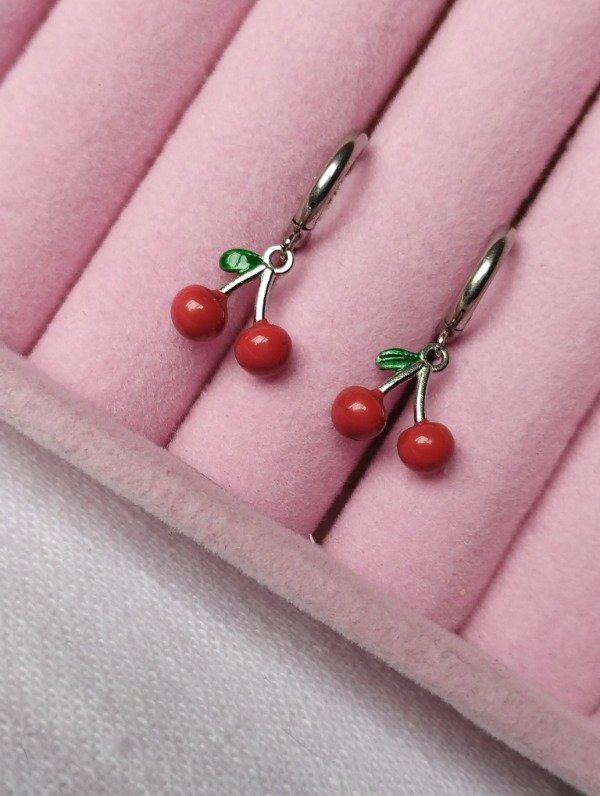 Producto - Aros argollas cerezas