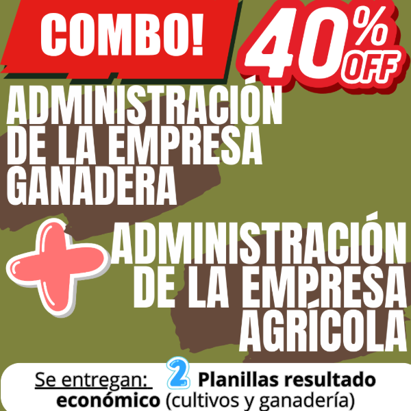Producto - COMBO 2 CURSOS:     Gestión Ganadera  +  Gestión Agrícola