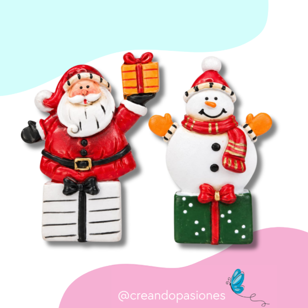 Producto - Molde Santa y Muñeco de nieve
