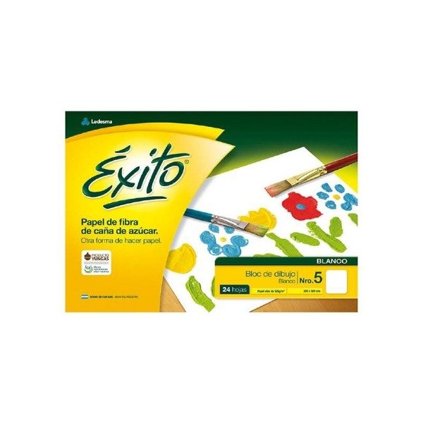 Producto - BLOCK BLANCO EXITO N5 X24HJS