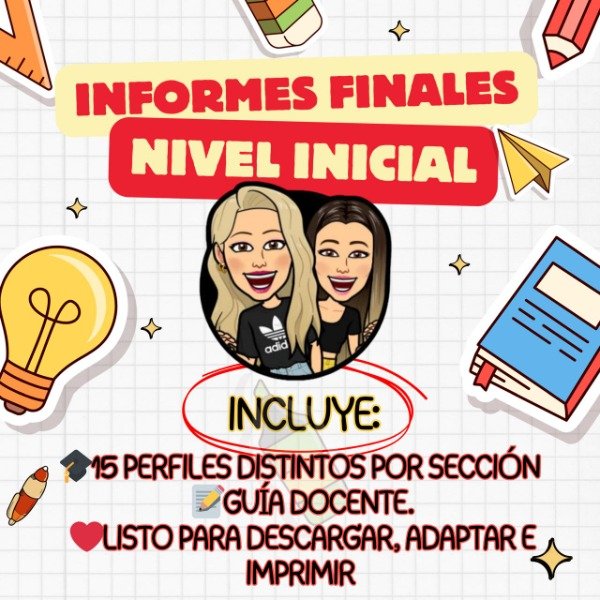 Producto - PACK INFORMES FINALES NIVEL INICIAL