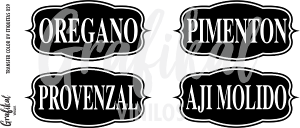 Producto - Transfer Color UV Etiquetas 029