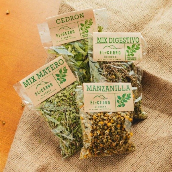 Producto - Combo Energía: Mix Matero + Mix Digestivo + Manzanilla + Cedrón