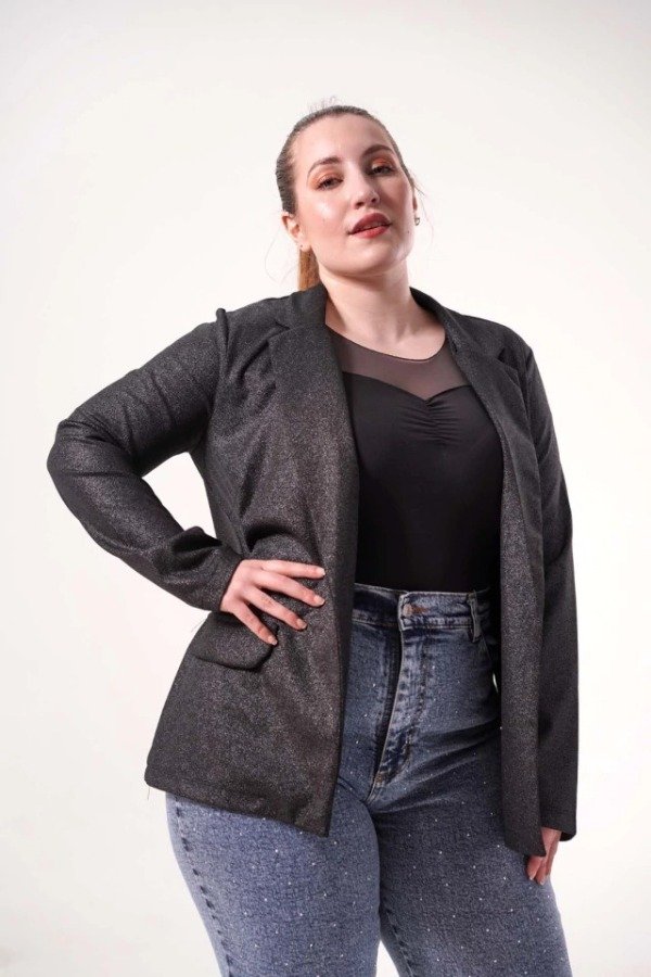 Producto - BLAZER BRILLOSO