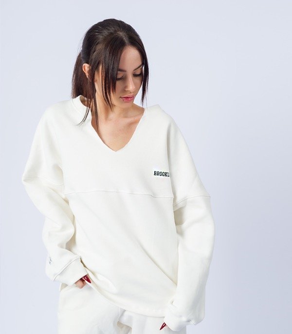 Hoodie Brookling White