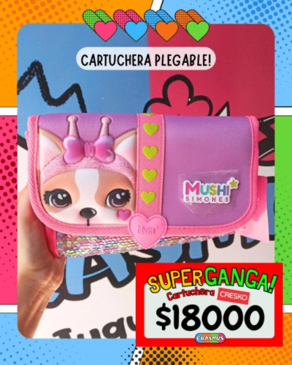 Producto - Cartuchera con solapa Simones