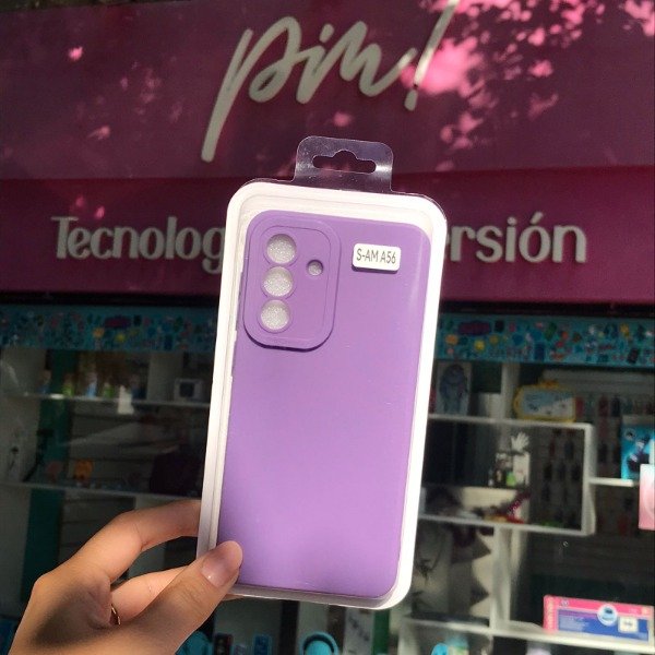 Producto - Samsung A56 Silicone Case Lila