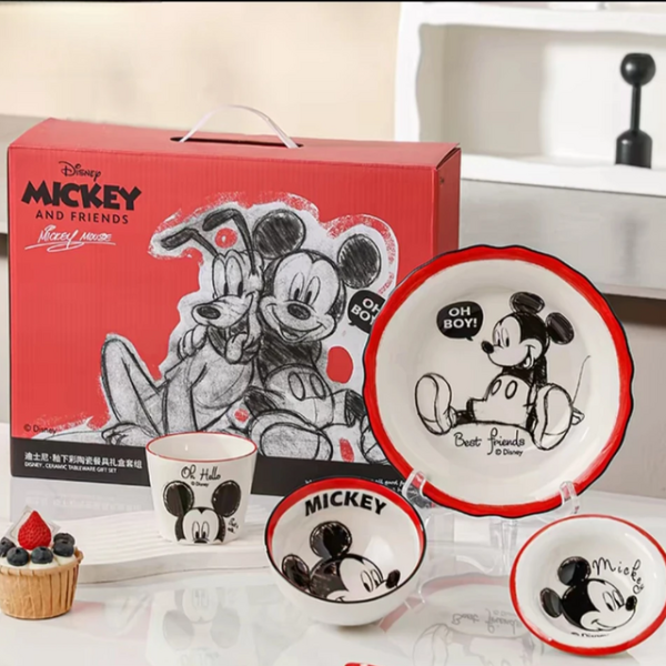 Producto - SET X5 VAJILLA CERÁMICA MICKEY RED - 0