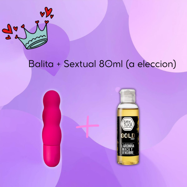 Producto - Kit Balita a pila + Lubricante sextual 80ml