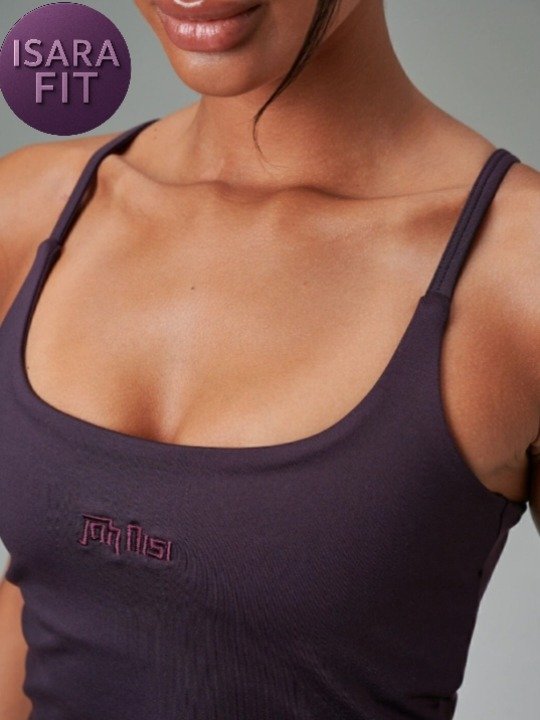 Producto - Musculosa Cropped Merlot - 1