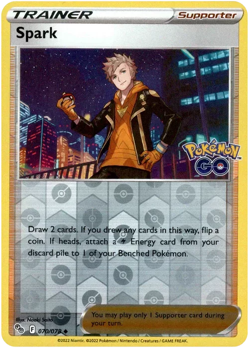 Producto - Spark - 070/078 - Pokemon Go - Reverse Holo