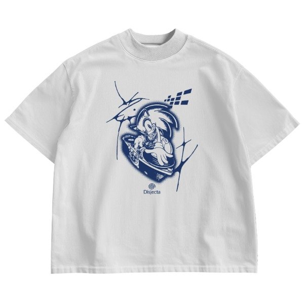Producto - REMERA SONIC OVERSIZE BLANCA