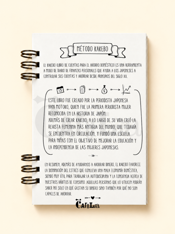 Producto - Cuaderno de finanzas Kakebo - 2