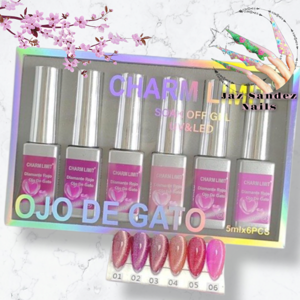 Producto - CAT EYE DIAMANTE ROJO CHARM LIMIT (UNIDAD)