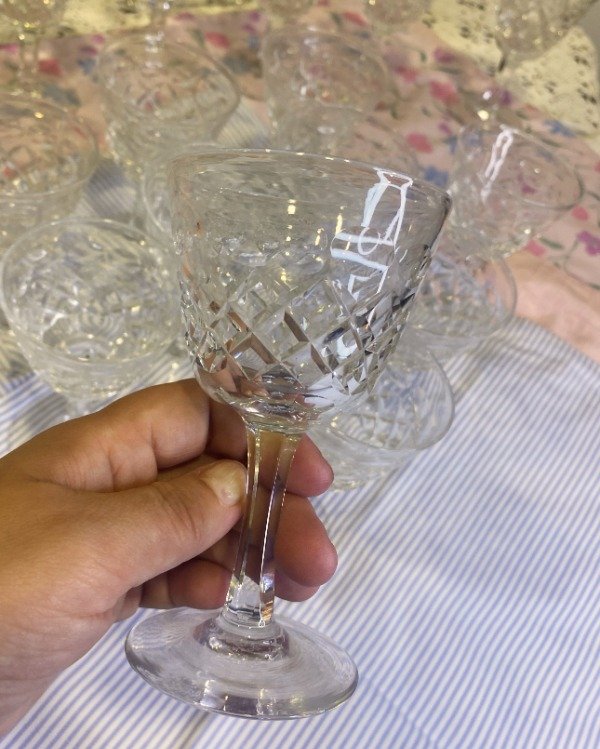 Producto - Juego De 10 Copas De Cristal 120cc