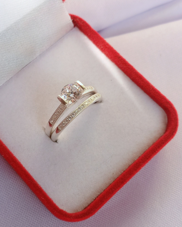 Producto - Anillo Si Quiero! , Doble.  Plata925