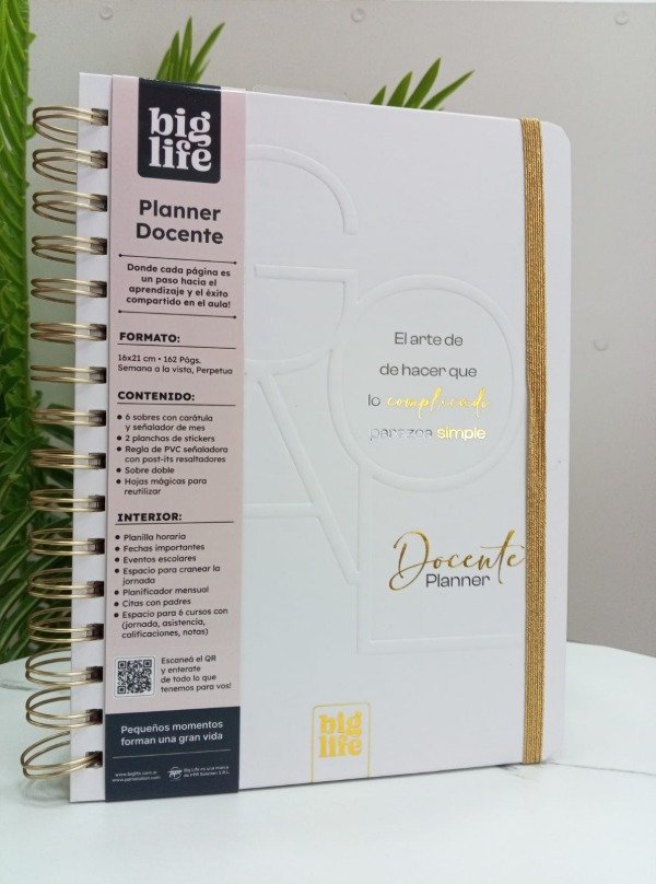 Producto - Agenda docente blanca