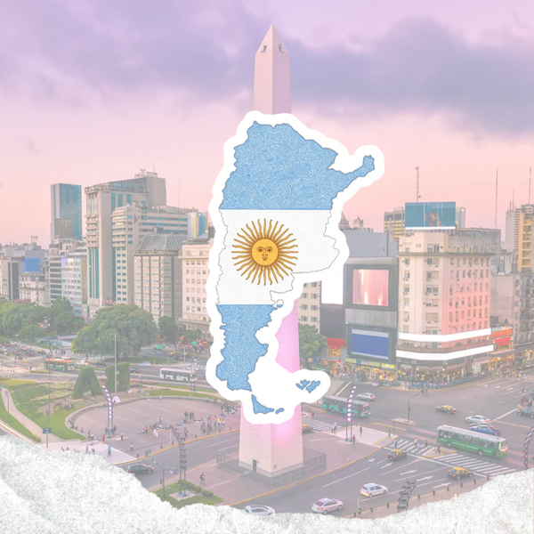 Producto - Mapa Argentina Acuarela