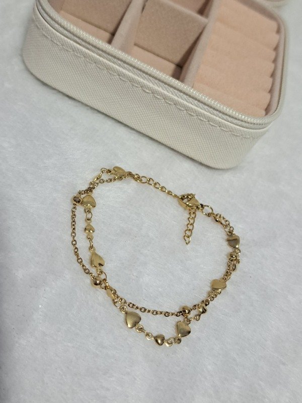 Producto - Pulsera de corazones dobles