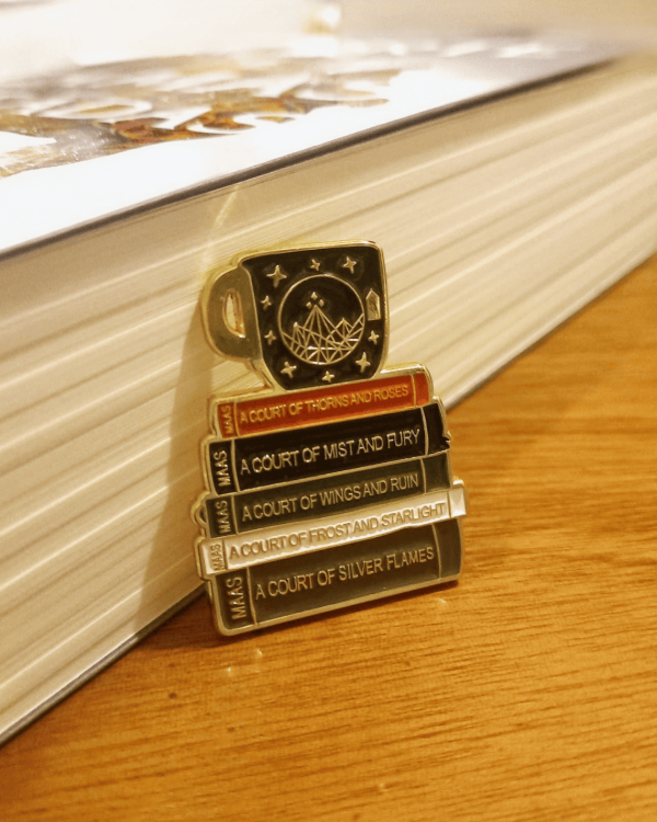 Producto - Pin "Acotar libros y taza"