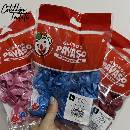 Producto - GLOBO METALIZADO 5 PILGADAS - 50 UNIDADES