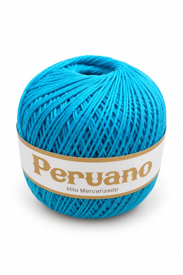Producto - ALGODÓN PERUANO - 18 TURQUESA