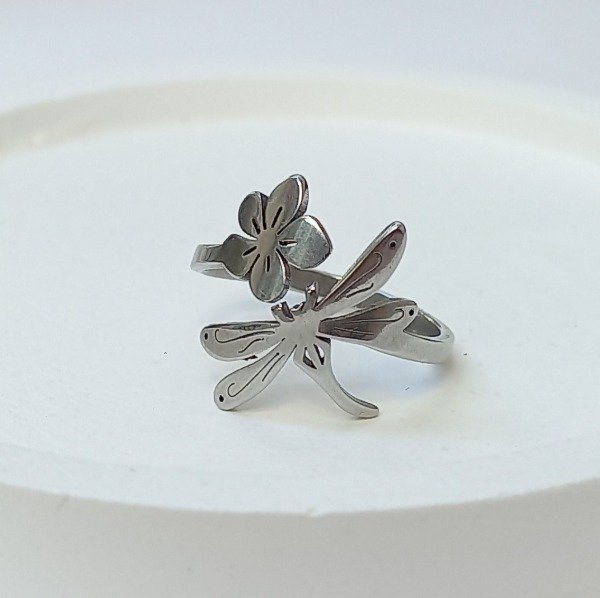 Producto - Anillo Flor Libélula