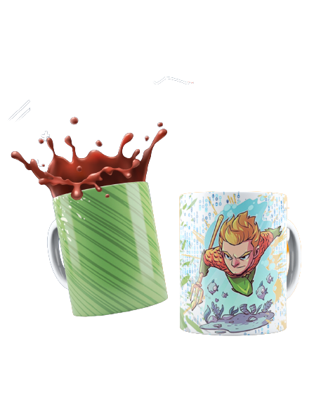 Producto - Taza Aquaman verde