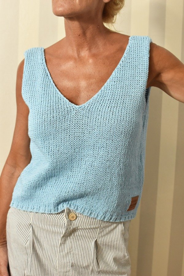 Producto - Top Paz - Celeste