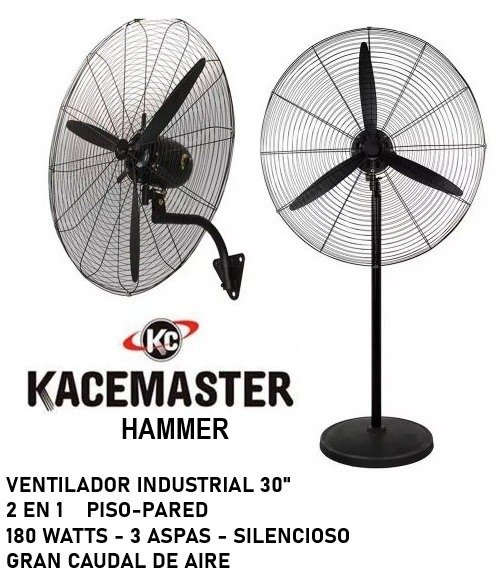 Producto - VENTILADOR INDUSTRIAL HAMMER 30" 180W 2 EN 1