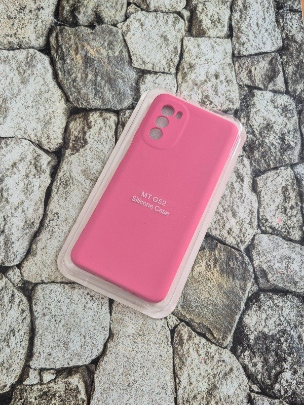 Producto - Funda silicone case Moto G52/G82 fucsia