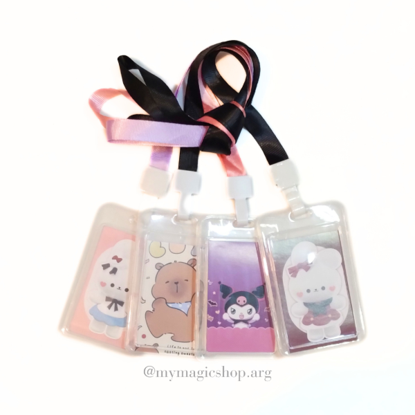 Producto - Holder / Porta Sube Transparente con Cinta
