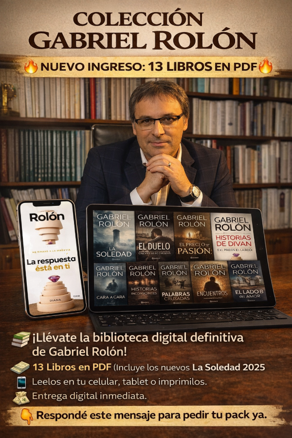 Producto - COLECCIÓN GABRIEL ROLÓN  13 LIBROS