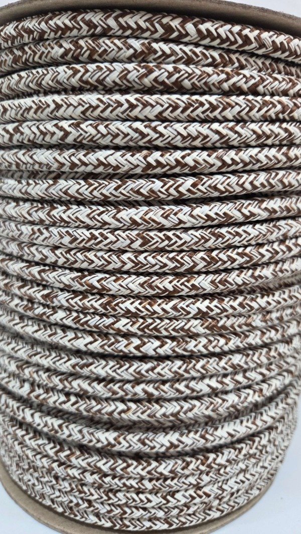 Producto - Cordon de polipropileno 6mm JASPEADO MARRON Y CRUDO